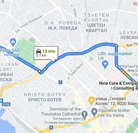 New The Twins Two-bedroom, 5 At 15 Tsani Ginchev Street, Floor 3 Lejlighed Varna