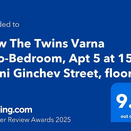 New The Twins Two-bedroom, 5 At 15 Tsani Ginchev Street, Floor 3 Appartement Varna